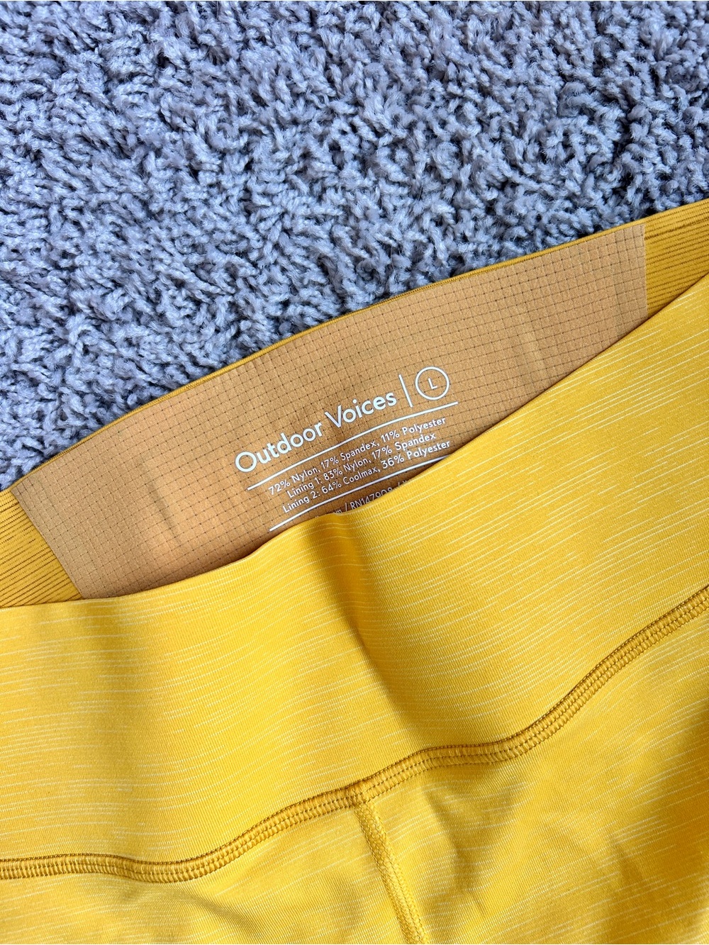 Outdoor Voices Yellow Active Set - Picture 3 of 4